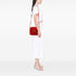 Lady Web Shoulder Bag Suede Medium