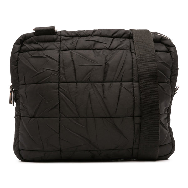 Front Pocket Messenger Quilted Tessuto Medium