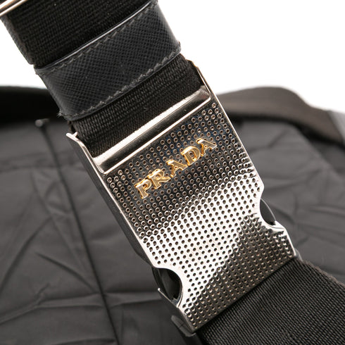 Front Pocket Messenger Quilted Tessuto Medium