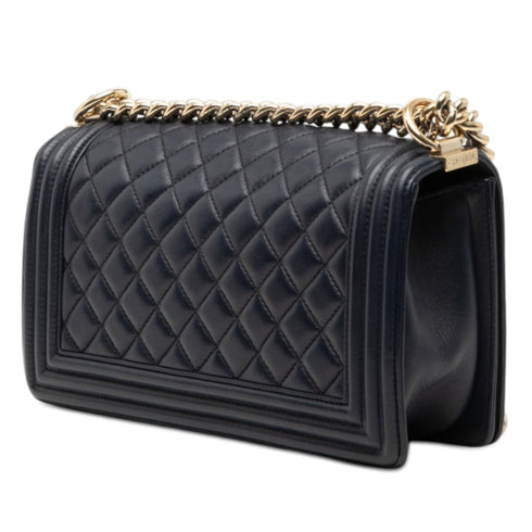 Boy Flap Bag Quilted Lambskin Old Medium