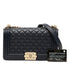 Boy Flap Bag Quilted Lambskin Old Medium