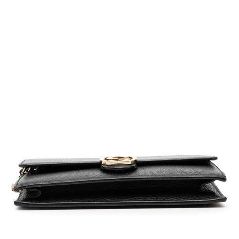 Interlocking Wallet on Chain Leather