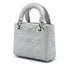 Lady Dior Chain Bag Cannage Quilt Iridescent Leather Mini