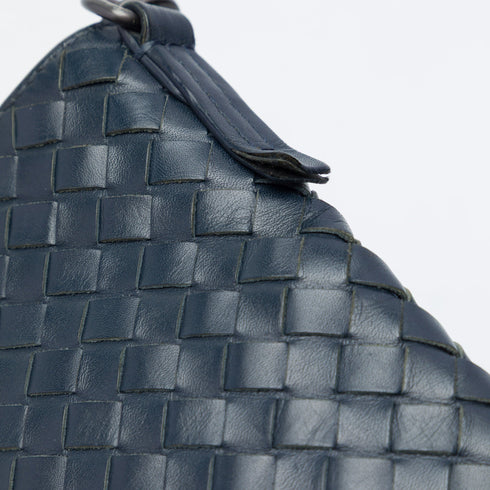 Flat Messenger Bag Intrecciato Nappa Medium