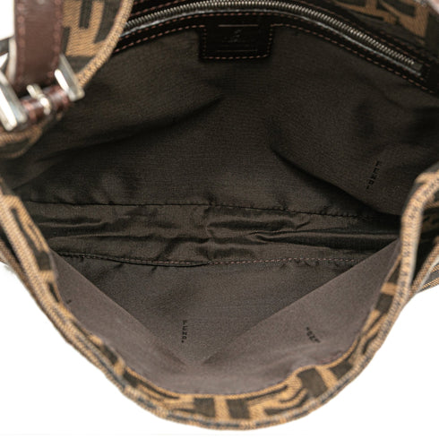 Vintage Shoulder Bag Zucca Canvas Medium