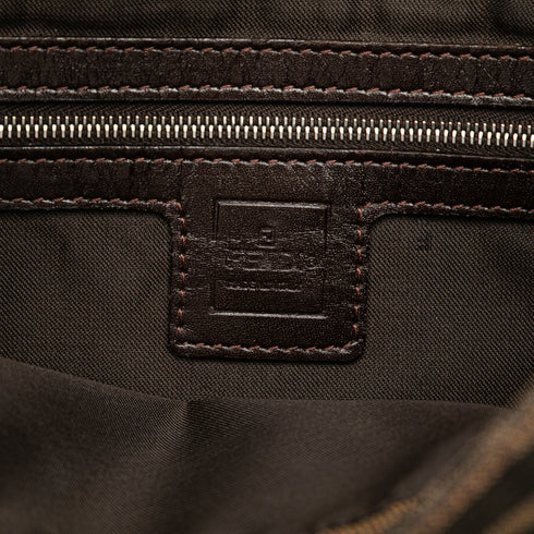 Vintage Shoulder Bag Zucca Canvas Medium