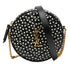 Vinyle Round Camera Bag Matelasse Chevron Leather