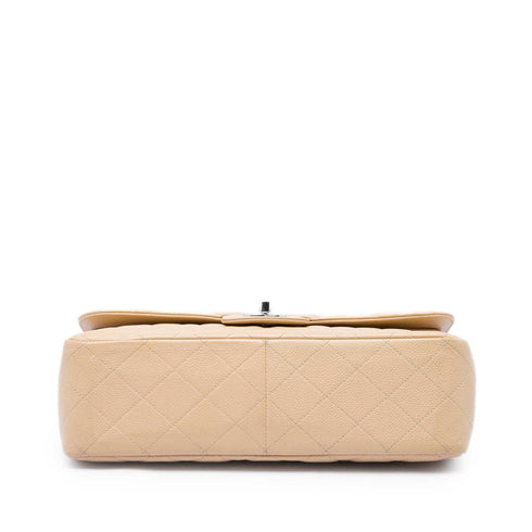 Classic Double Flap Bag Quilted Caviar Jumbo