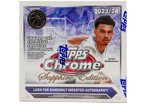 2024 Topps Chrome Sapphire Basketball Hobby Box