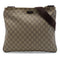 Zip Top Messenger Bag GG Coated Canvas Large