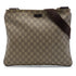 Zip Top Messenger Bag GG Coated Canvas Large