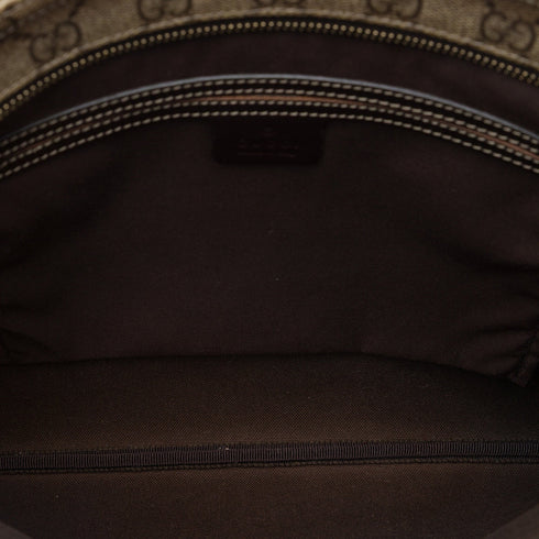 Zip Top Messenger Bag GG Coated Canvas Large