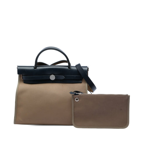 Herbag Zip Leather and Toile 31
