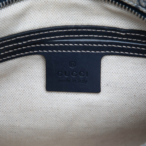 Zip Top Messenger Bag GG Coated Canvas Small
