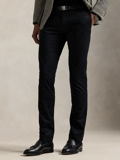 RALPH LAUREN Stretch Slim Fit Chino Trousers Black