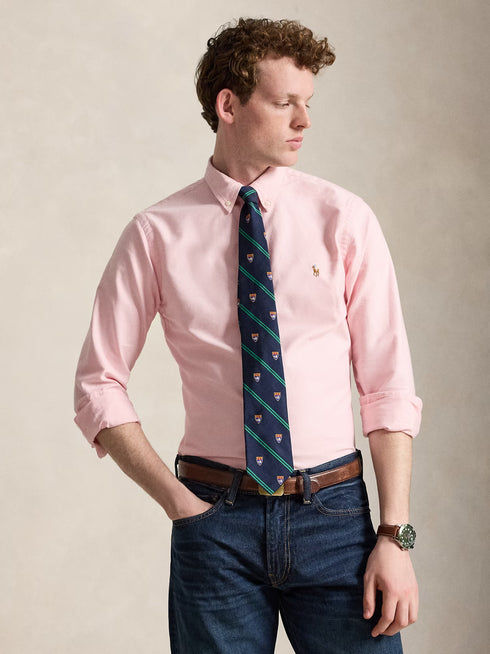 RALPH LAUREN Slim Fit Oxford Shirt Pink