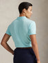 RALPH LAUREN Slim Fit Mesh Polo Shirt New Aqua