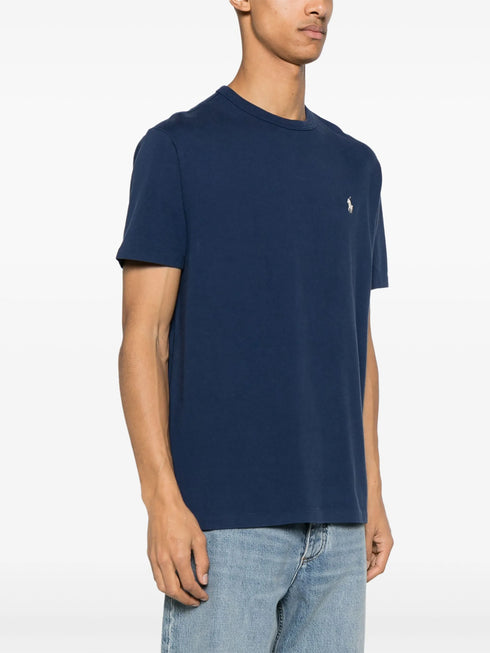 RALPH LAUREN Classic Fit Jersey T-Shirt Navy