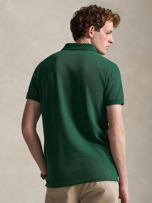 RALPH LAUREN Slim Fit Mesh Polo Shirt Green