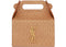 Saint Laurent Take-Away Box In Vegetable-Tanned Leather Dusty Vintage Brown Gold