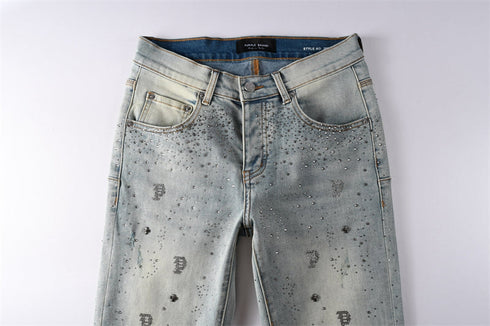 PURPLE Fashion Jeans 9127