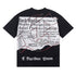 Godspeed T-shirts Newspaper Skull Printing Cotton Casual Short Sleeves Men and Women