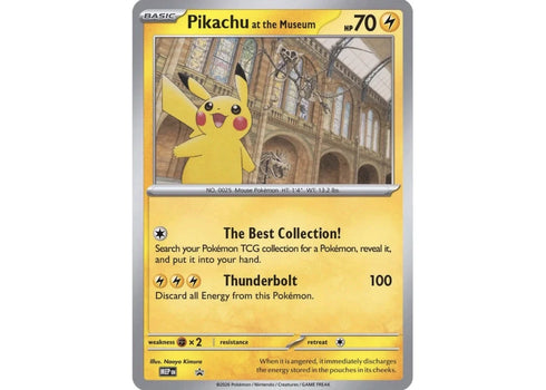 Pikachu at the Museum Pokémon Natural History Museum Promo (Ungraded)