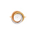 Trinity Pearl Ring 18K Tricolor Gold with Pearl and Diamonds 14mm