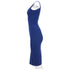 Women's Dsquared2 Sleeveless Midi Dress in Blue Cotton