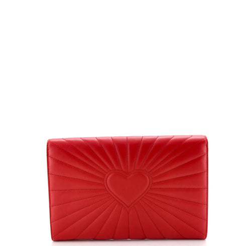 Queen Margaret Clutch Colorblock Leather