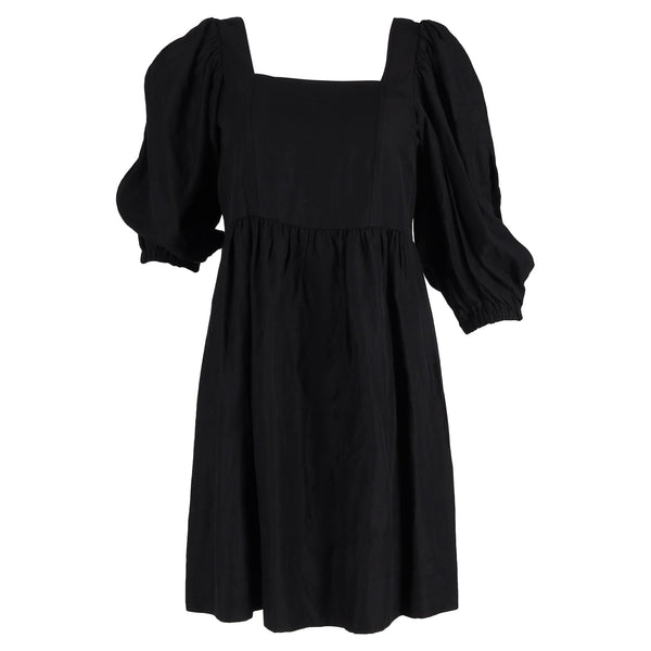 Women's Ba&sh Palavia Mini Dress in Black Viscose