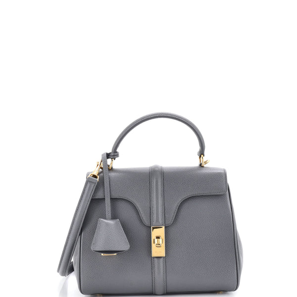 16 Top Handle Bag Grained Calfskin Small