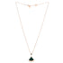 Divas' Dream Pendant Necklace 18K Rose Gold with Malachite and Diamonds Large