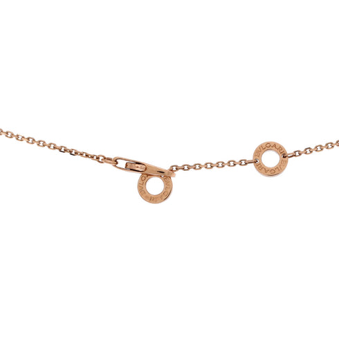 Divas' Dream Pendant Necklace 18K Rose Gold with Malachite and Diamonds Large