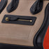 Tricolor Luggage Bag Leather Nano