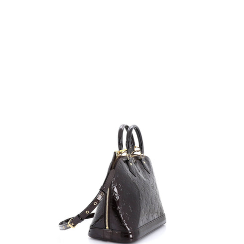 Alma Handbag Monogram Vernis PM