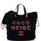 Coco Neige Shopping Tote Quilted Shearling Large