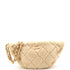 Coco Neige Half Moon Chain Hobo Quilted Shearling