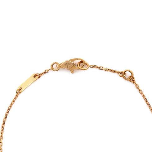Sweet Alhambra Bracelet 18K Rose Gold and Carnelian