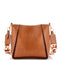 Logo Crossbody Bag Perforated Faux Leather Mini