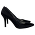 Women's Stuart Weitzman Pointed Toe Pumps in Black Satin