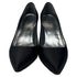 Women's Stuart Weitzman Pointed Toe Pumps in Black Satin