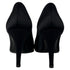 Women's Stuart Weitzman Pointed Toe Pumps in Black Satin