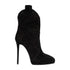 Women's Giuseppe Zanotti Pointy Suede Black Boots- '20s