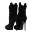 Women's Giuseppe Zanotti Pointy Suede Black Boots- '20s
