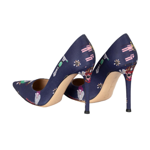 Women's Gianvito Rossi Silk Printed Pumps - '10s