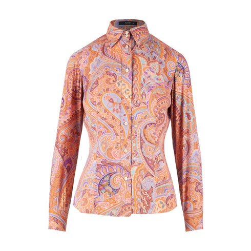 Women's Etro Paisley Printed Shirt - '10s