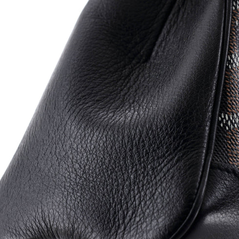 Saigon Top Handle Bag Coated Canvas with Leather Mini