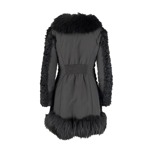 Women's Moschino Cheap and Chic Shearling Coat with Fur - '10s