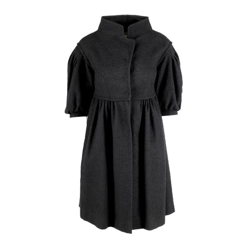 Women's Moschino Balloon Sleeve Dress Coat - '10s